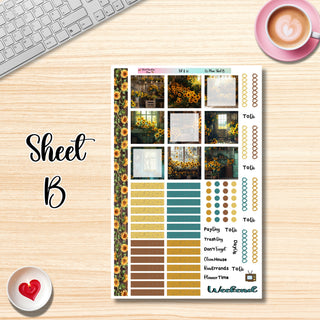 Kit 23       A5 Plum Paper Weekly MAE Layout, Vertical Columns or Hourly Columns