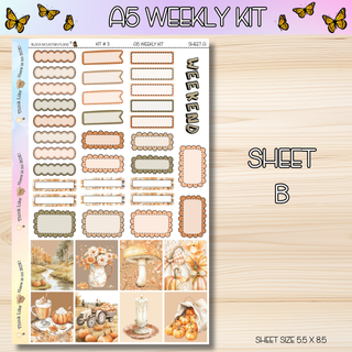 Kit # 3 A5 Weekly Kits