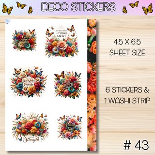 DECO STICKERS # 43