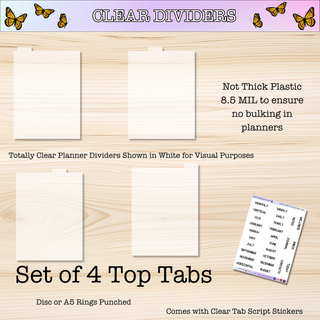 Clear Dividers