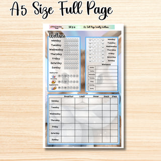 Kit 40        Wellness Full Page Trackers