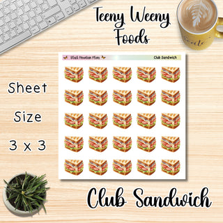 CLUB SANDWICH Teeny Weeny Foods