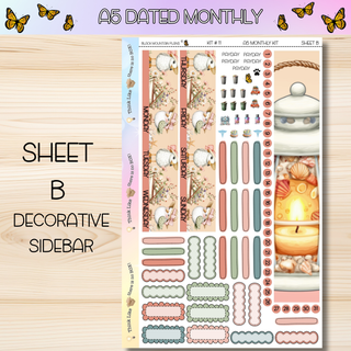 Kit # 11 A5 DATED Any Month Monthly Kits