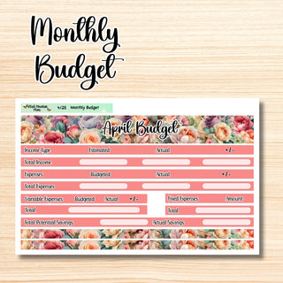 Floral Budget Kit for April