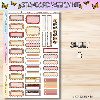 Kit # 2 Standard Weekly Kits