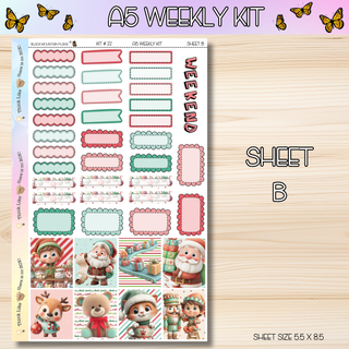 Kit # 22 A5 Weekly Kits