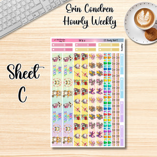 Kit 22       Hourly Erin Condren Weekly