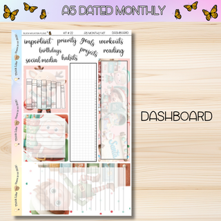 Kit # 22 A5 DATED Any Month Monthly Kits