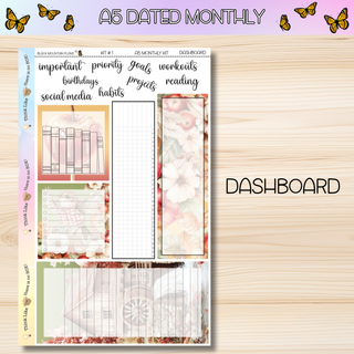 Kit # 1 A5 DATED Any Month Monthly Kits