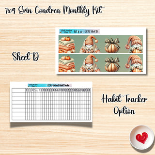 Kit 30       7x9 Erin Condren ANY Month Planner Kit