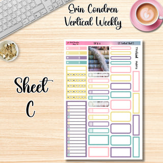 Kit 21       Erin Condren Vertical Planner Weekly Kit