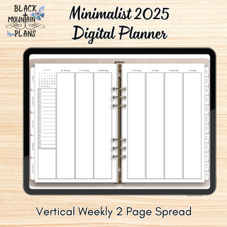 Minimalist 2025 Digital Planner