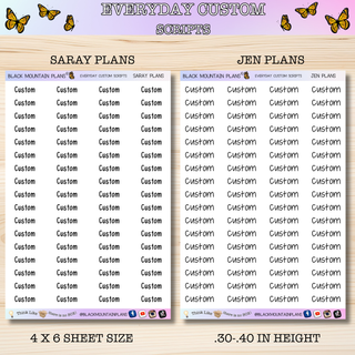 Everyday Custom Scripts