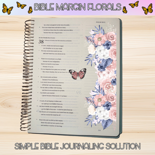 Floral Bible Margin Stickers # 1      BIBLE MARGINS