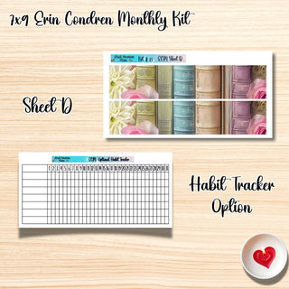 Kit 21       7x9 Erin Condren ANY Month Planner Kit