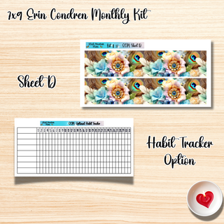 Kit 17       7x9 Erin Condren ANY Month Planner Kit