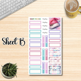 Kit 35        Large Plum Paper ANY Month and Dashboard Page