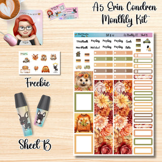 Kit 32        A5 Erin Condren ANY Month Planner Kit