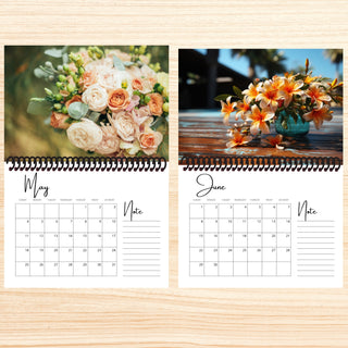 FLORALS 2025 WALL CALENDAR