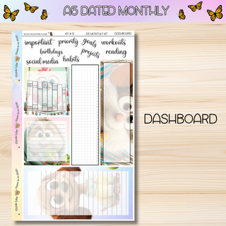 Kit # 12 A5 DATED Any Month Monthly Kits
