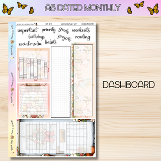 Kit # 11 A5 DATED Any Month Monthly Kits