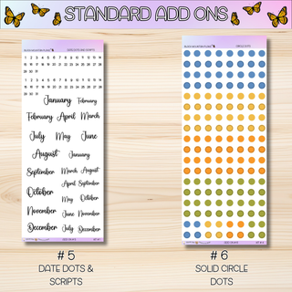 Kit # 4 Standard Size Add Ons