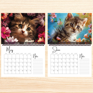 FRISKY FELINES 2025 WALL CALENDAR