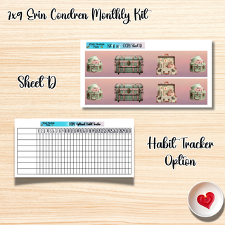 Kit 16       7x9 Erin Condren ANY Month Planner Kit