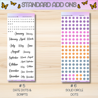Kit # 8 Standard Size Add Ons