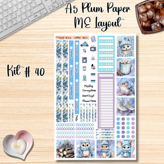 Kit 40      A5 Plum Paper ME Layout