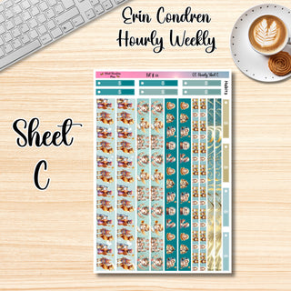 Kit 33       Hourly Erin Condren Weekly