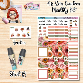 Kit 11        A5 Erin Condren ANY Month Planner Kit