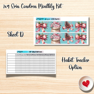 Kit 35       7x9 Erin Condren ANY Month Planner Kit