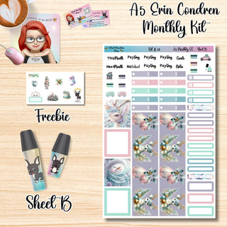 Kit 34        A5 Erin Condren ANY Month Planner Kit