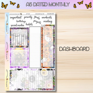 Kit # 8 A5 DATED Any Month Monthly Kits