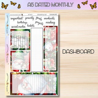 Kit # 21 A5 DATED Any Month Monthly Kits