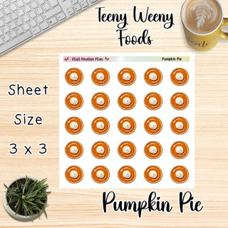 PUMPKIN PIE Teeny Weeny Foods