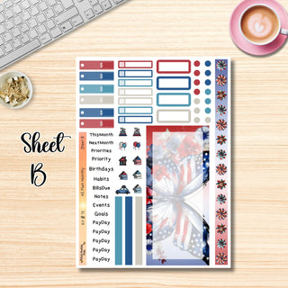 Kit 13     A5 Plum Paper ANY Month and Dashboard Pages