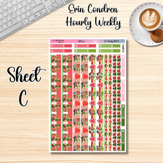 Kit # 4       Hourly Erin Condren Weekly