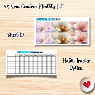 Kit 14       7x9 Erin Condren ANY Month Planner Kit