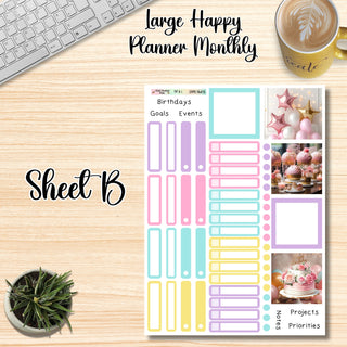 Kit # 5   Large Happy Planner ANY Monthly Kit