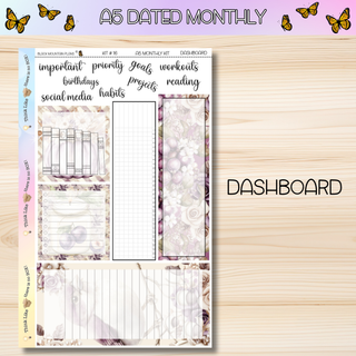 Kit # 16 A5 DATED Any Month Monthly Kits