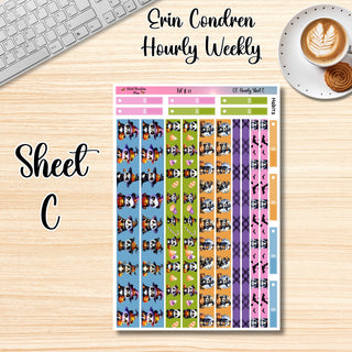 Kit 27       Hourly Erin Condren Weekly