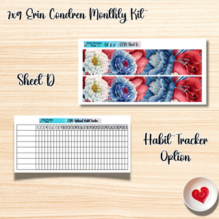 Kit 13       7x9 Erin Condren ANY Month Planner Kit