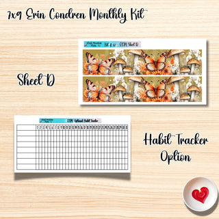 Kit 32       7x9 Erin Condren ANY Month Planner Kit