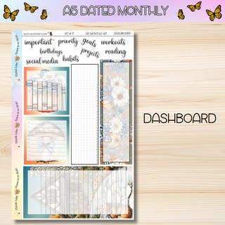 Kit # 17 A5 DATED Any Month Monthly Kits