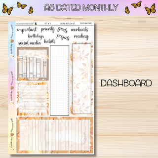 Kit # 3 A5 DATED Any Month Monthly Kits