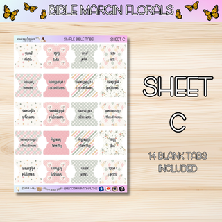 SIMPLE       BIBLE TABS