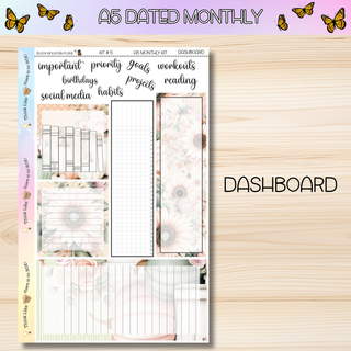 Kit # 5 A5 DATED Any Month Monthly Kits