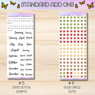 Kit # 1 Standard Size Add Ons